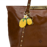 Patricia Nash Raffia Lemon Bag Charm