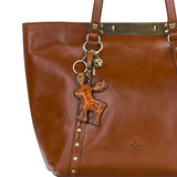 Patricia Nash Frosty Bloom Moose Bag Charm