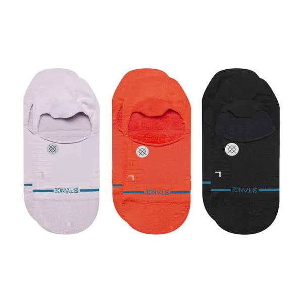 Stance Womens Orchid Light Performance No Show Socks - 3 Pack
