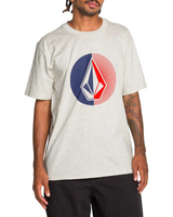 Volcom Mens Circle Stone Split Short Sleeve T-Shirt
