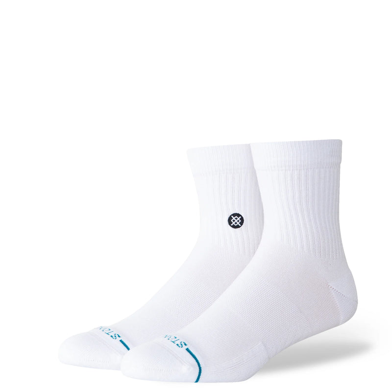Stance Womens White Icon Quarter Socks