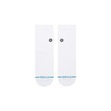 Stance Womens White Icon Quarter Socks