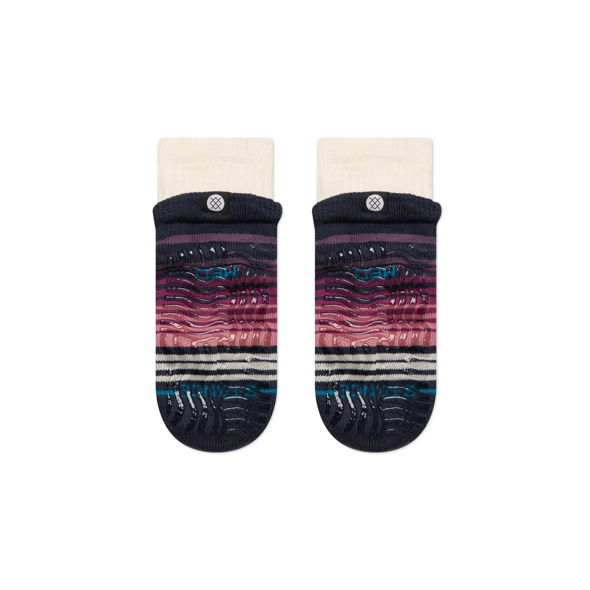 Stance Curren Grape Cozy Slipper Quarter Socks