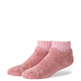 Stance Dustyrose Cozy Slipper Quarter Socks