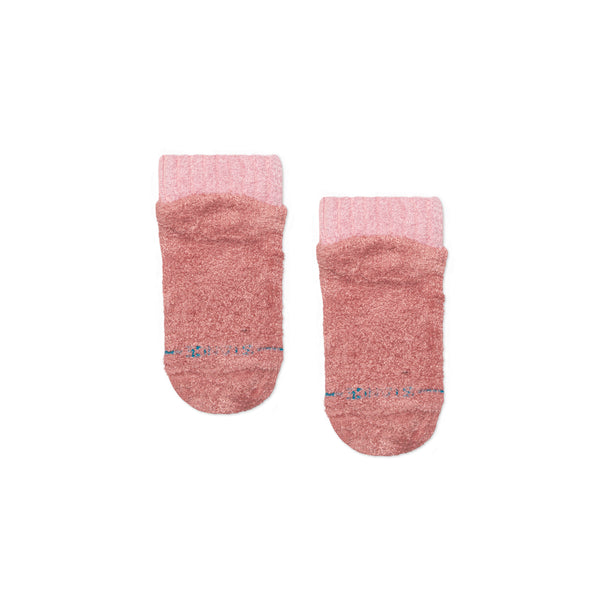 Stance Dustyrose Cozy Slipper Quarter Socks