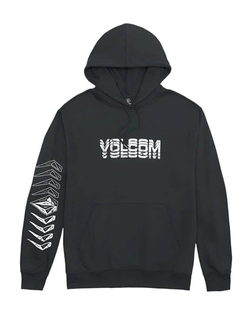 Volcom Men's Homak Long Sleeve Pullover Hoodie - Cozy Gray Fleece Hooded Sweatshirt