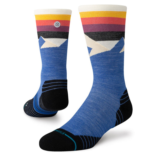 Stance Divided Lines Performance Wool Blend Crew Socks