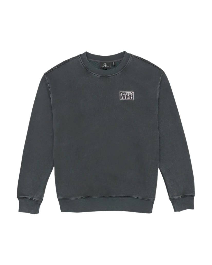 Volcom Mens Backwash Fleece Crewneck Pullover Sweatshirt