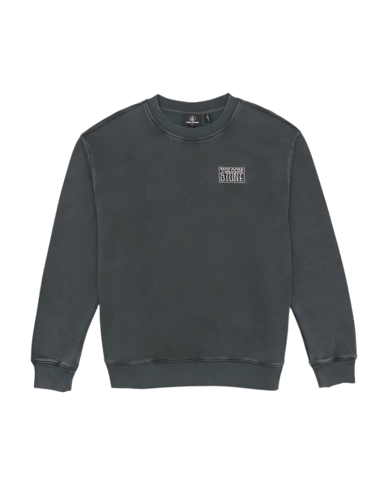 Volcom Mens Backwash Fleece Crewneck Pullover Sweatshirt