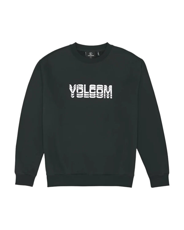 Volcom Mens Cement Crew Fleece Pullover Sweatshirt