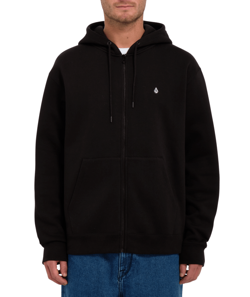 Volcom Mens Single Stone Zip Hoodie Sweatshirt