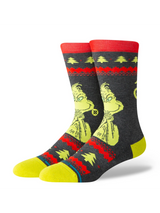 Stance Mens Grinch Sweater Crew Socks