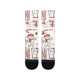 Stance Mens Angry Holidayz Poly Crew Socks