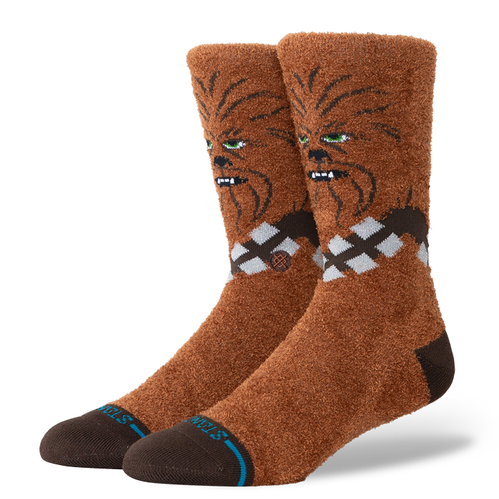 Stance Mens Star Wars X Stance Poly Fuzzy Crew Socks