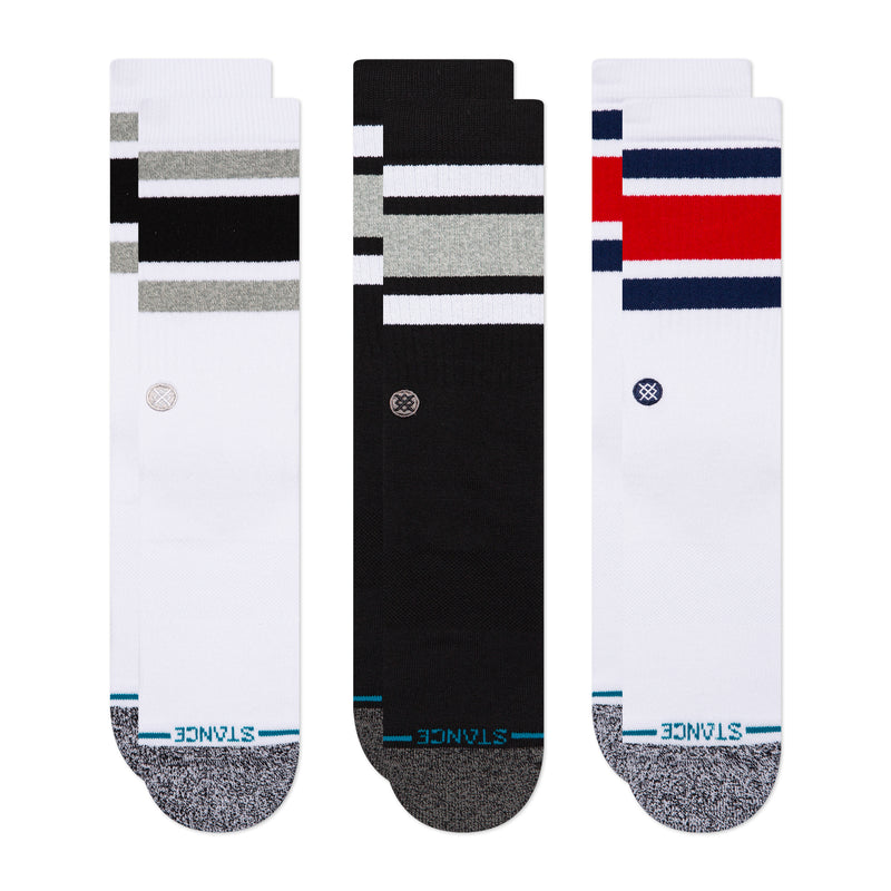 Stance The Boyd Cotton Crew Socks - 3 Pack