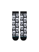 Stance Mens Static Skull Crew Socks