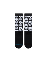 Stance Mens Static Skull Crew Socks