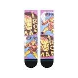 Stance Mens Marvel X Stance Poly Crew Socks