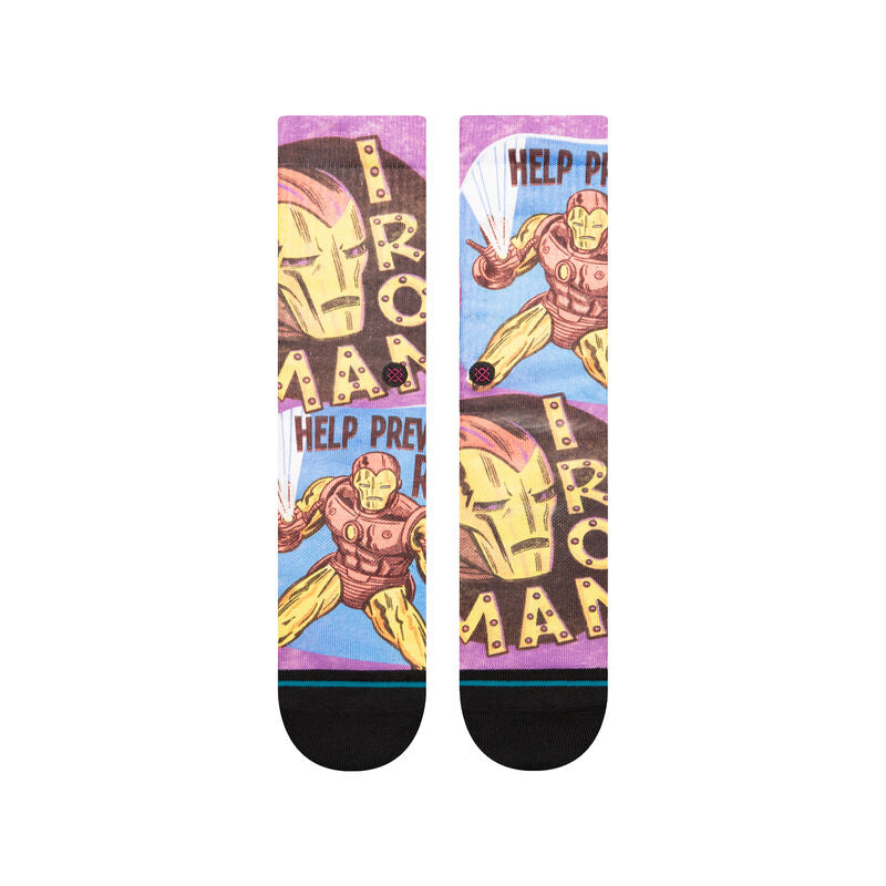 Stance Mens Marvel X Stance Poly Crew Socks