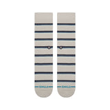 Stance Mens Ribbed Multistripe Cotton Crew Light Cushion Socks