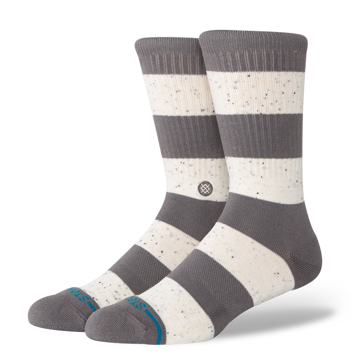 Stance Mens Nep Stripe Cotton Crew Medium Cushion Socks