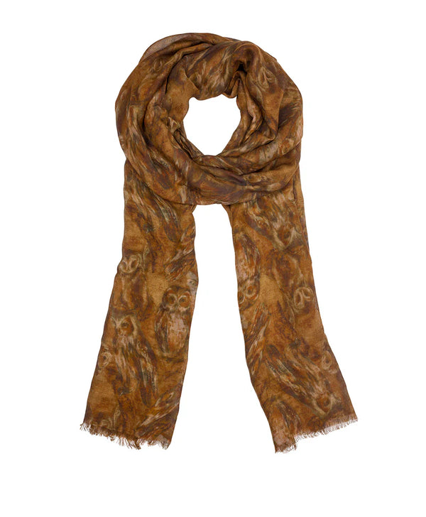 Patricia Nash Owl Print Scarf