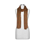 Patricia Nash Ochre Vegan Tan Trim Scarf