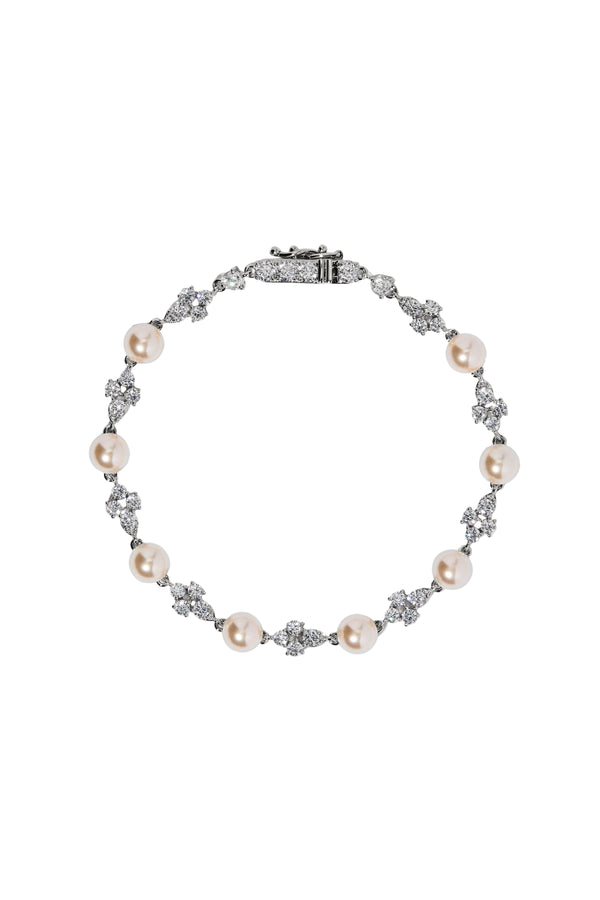 Nadri Venus Pearl Line Bracelet