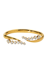 Nadri Phenom Bypass Gold-Plated Bracelet
