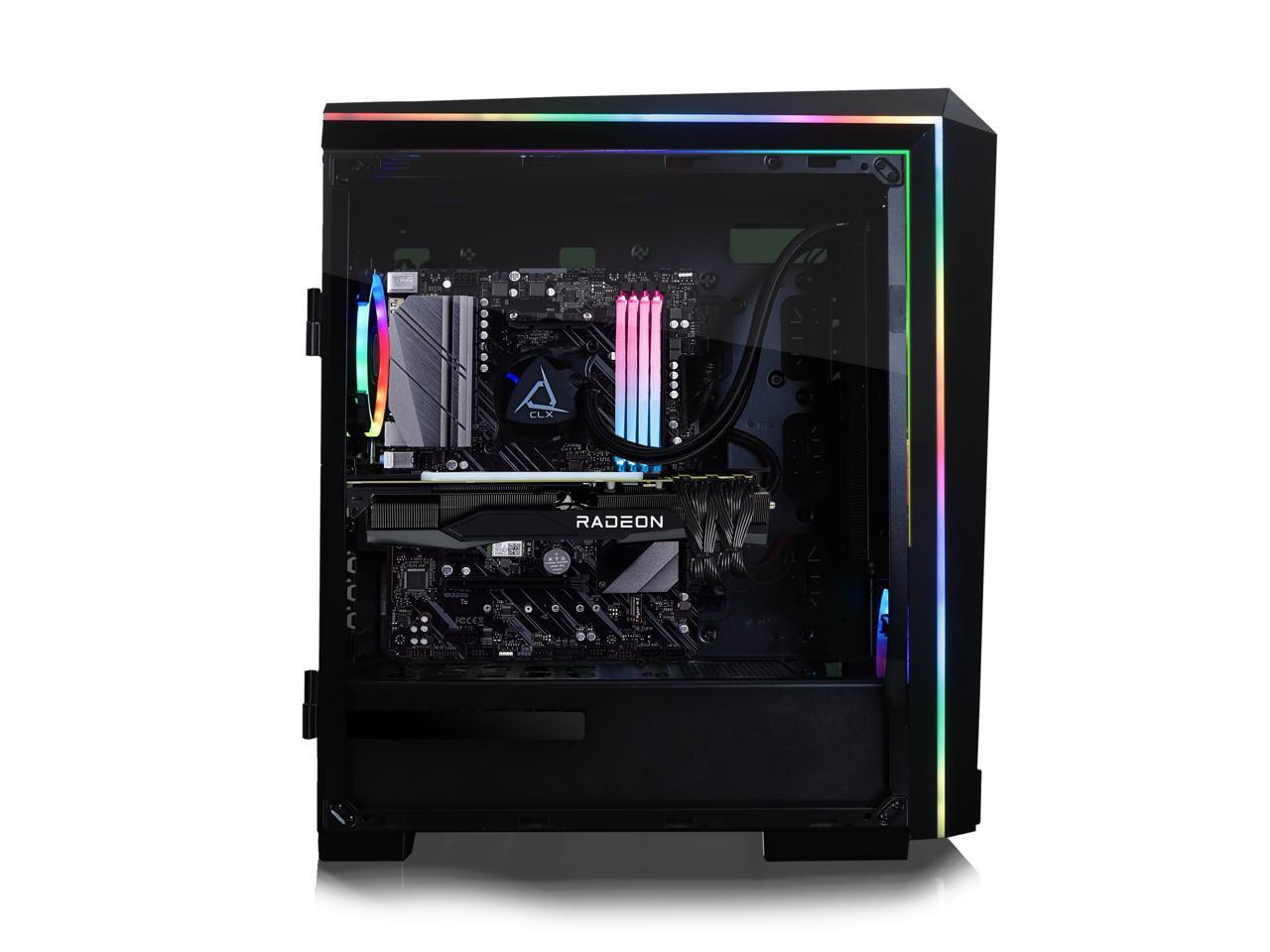 CLX SET Gaming Desktop - AMD Ryzen 9 5900X - 64GB Memory - Radeon RX 6900 XT - 1TB NVMe SSD + 6TB HDD