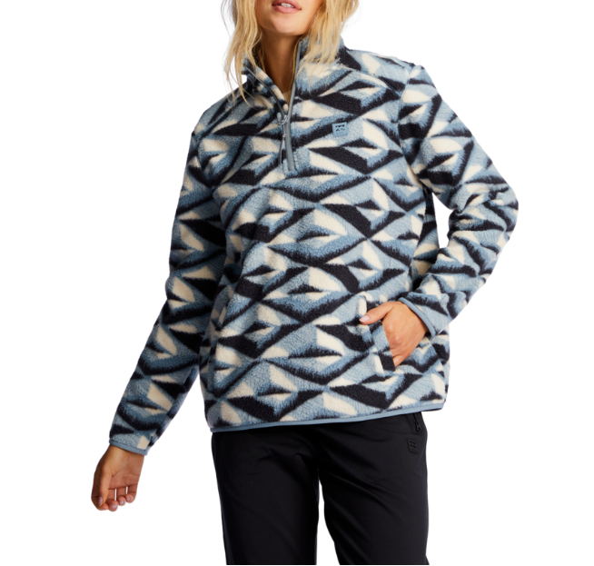 Billabong Womens A/Div Boundary Mock 3 Half-Zip Pullover
