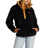 Billabong Womens Switchback Mock Neck Fleece Pullover Sweater