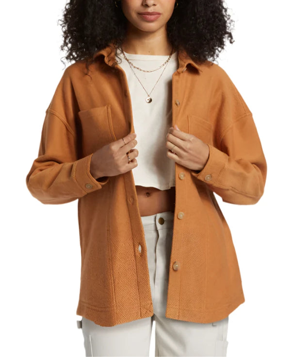 Billabong Womens Everytime Oversized Shacket