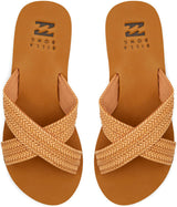 Billabong Womens Avery Criss Cross Slide Sandal