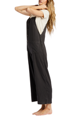 Billabong Womens Beach Cruiser Wide-Leg Overalls