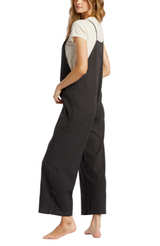Billabong Womens Beach Cruiser Wide-Leg Overalls