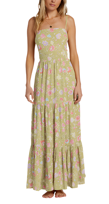 knee length dresses for ladies Billabong | Flair Fare Maxi Dress for Women main image 0