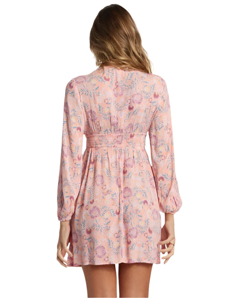 Billabong Womens In Ur Dreams Long Sleeve Mini Dress ShopCGX Billabong Womens In Ur Dreams Long Sleeve Mini Dress ShopCGX