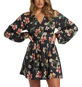 Billabong Womens Night Bloom Mini Dress