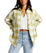 Billabong Womens So Stoked Long Sleeve Flannel Shirt