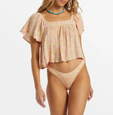 Billabong Womens Dream of You Woven Crop Top
