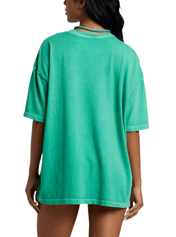 Billabong Womens Hula Hut Oversized Short Sleeve T-Shirt