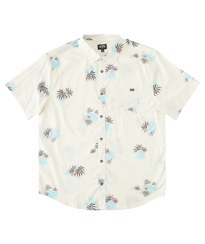 Billabong Mens Sundays Mini Short Sleeve Button Down Shirt