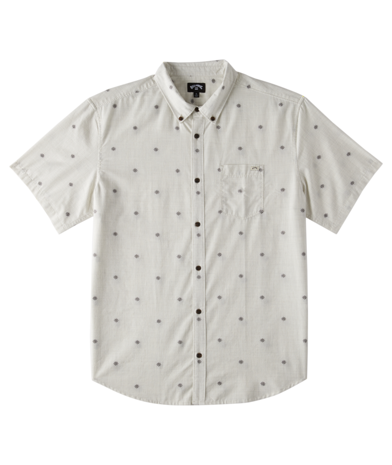 Billabong Mens All Day Jacquard Short Sleeve Shirt