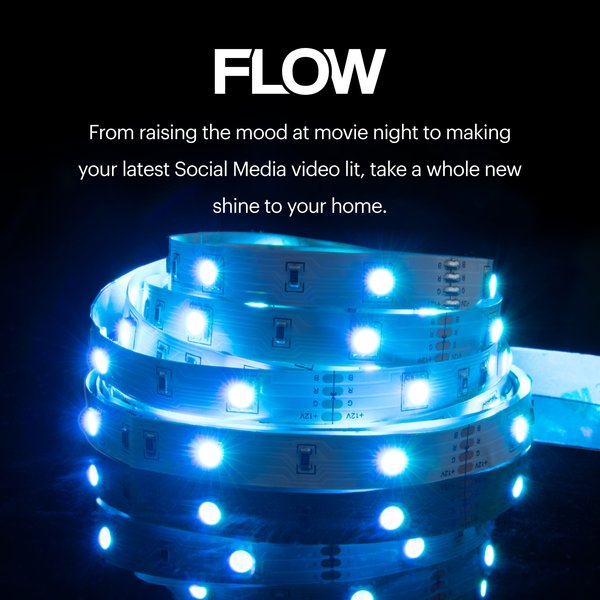 Jetson Amber Flow LED Light-Up Strips 16-Foot Long Strip
