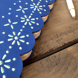 Denik Eyelet Embroidered Layflat Journal Notebook