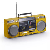 aiwa Retro Boombox CD Player with Cassette Recording, Bluetooth 5.0 Dual 40W Speakers