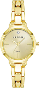 Anne Klein Womens Genuine Diamond Dial Bracelet Watch