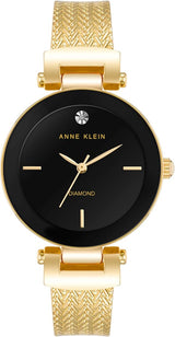 Anne Klein Womens Genuine Diamond Dial Bangle Watch