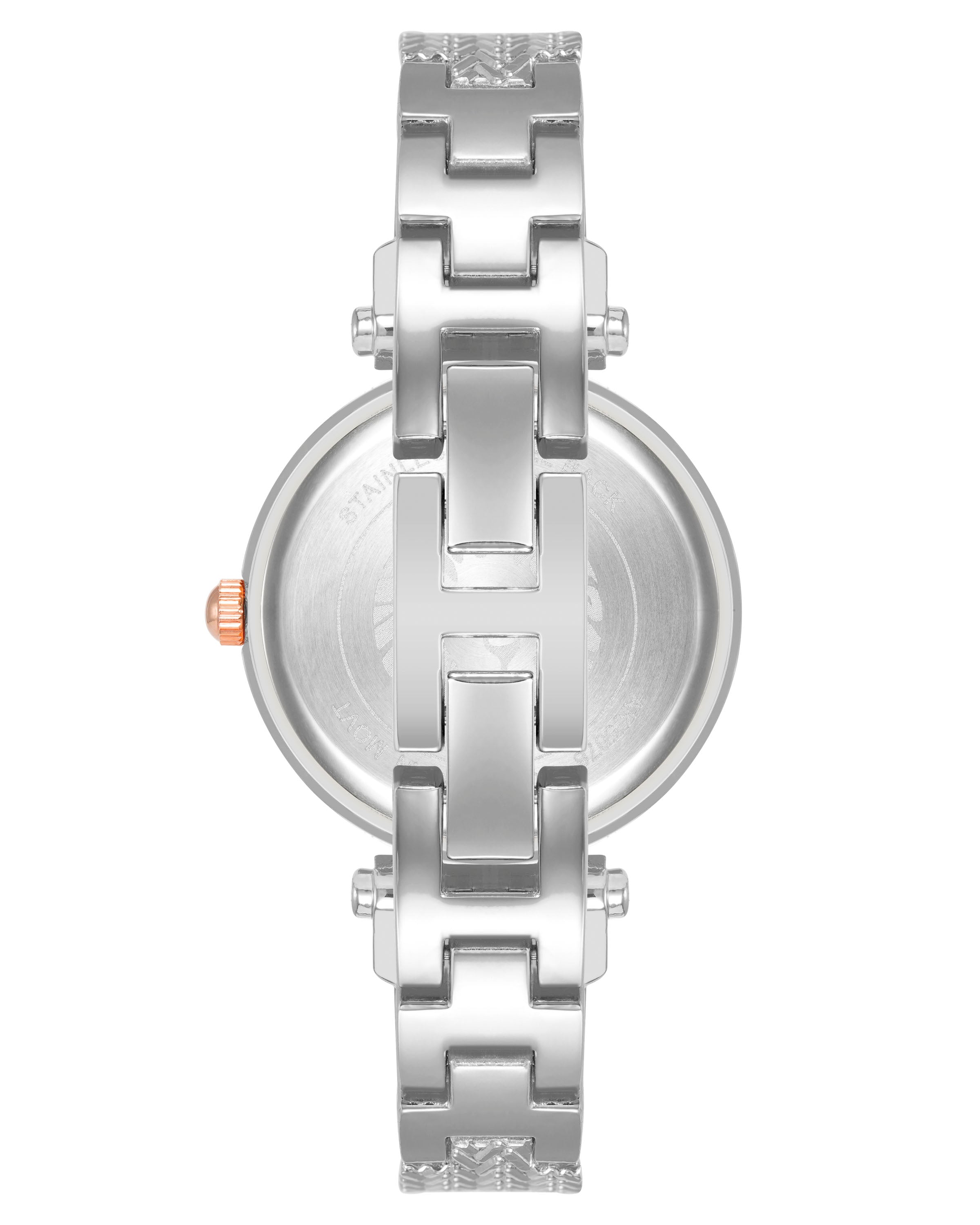 Anne Klein Womens Diamond Dial Two-Tone Bracelet Watch